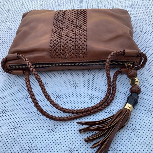 Gucci Handbags - Gucci Bag Purse Handbag Brown Lambskin Leather Medium Shoulder Bag Made In Italy